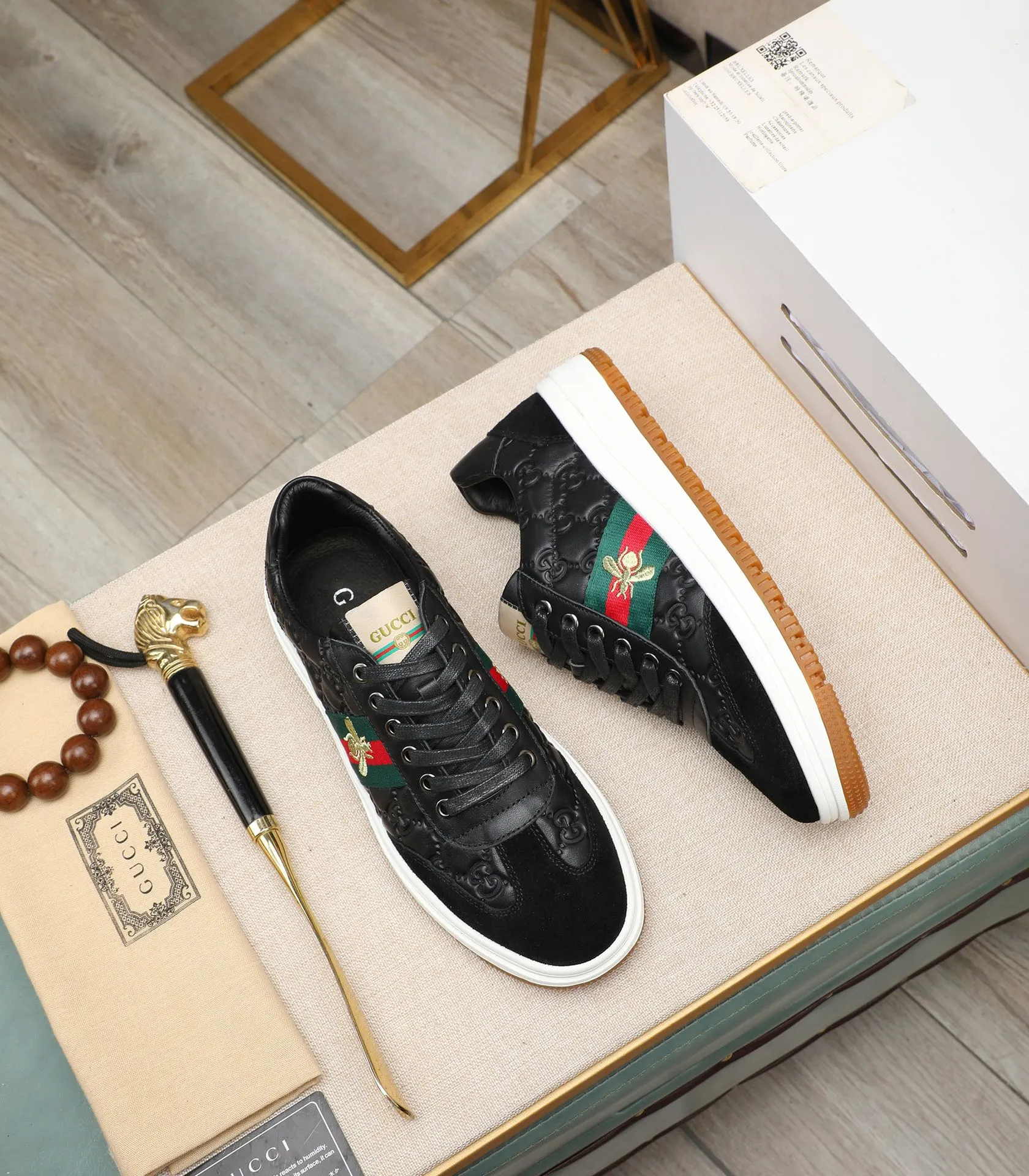 Men's shoes💰440 GUCCI🔍🔍2024 latest spring style On sale at the same time at the counter, original calfskin imported from Italy, genuine leather lining, (high-end, luxury, and class) exquisite workmanship, soles: original soles specially provided by the original factory, ⚠Exclusive double-layer movable molded soles are super comfortable⚠, real photos🎬The real ones are better🔍🔍"High quality·Follow the order" code number 38-44